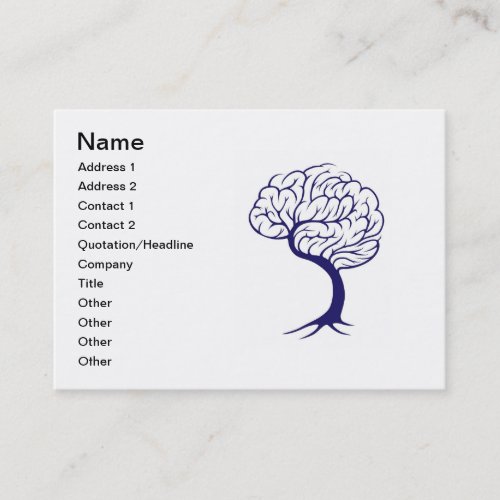 Tree brain business card
