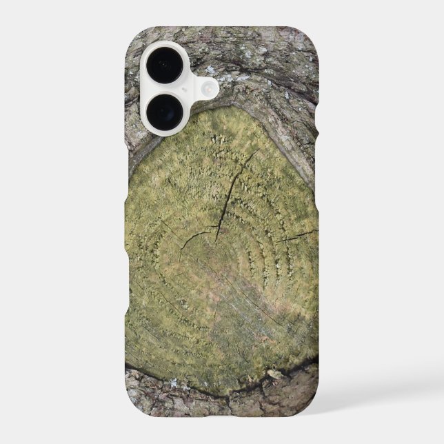 Tree Branch Stub Close Up Iphone Case (Back)