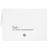 Tree branches an leaves against the moon - Pink Cards (Back Horizontal)