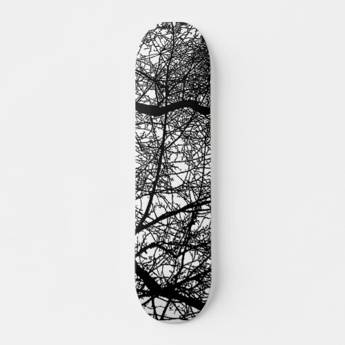 Tree Branches on Wood Skateboard Deck
