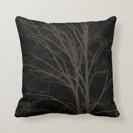 Tree Branches Throw Pillow