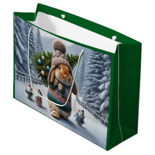 Tree Bunny Gift Bag