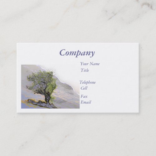 TREES BUSINESS CARD TEMPLATE