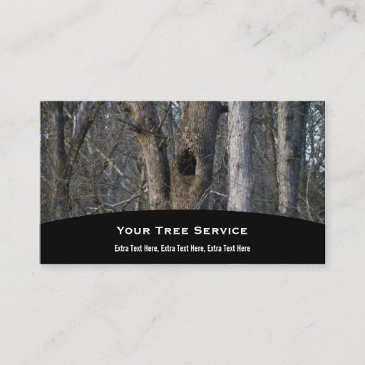Customizable Tree Business Card