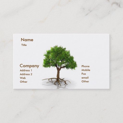 Customizable Tree - Business Card
