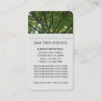 Tree Business Card