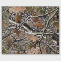 Tree Camo Browns, Gift Wrapping, Rugged Paper, 