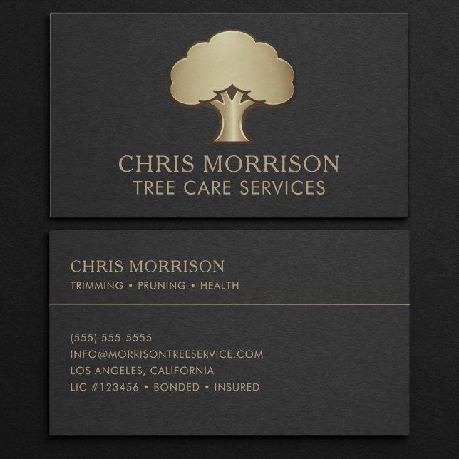 Tree Care Services Business Card (Creator Uploaded)