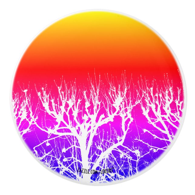 Tree Ceramic Knob (Front)