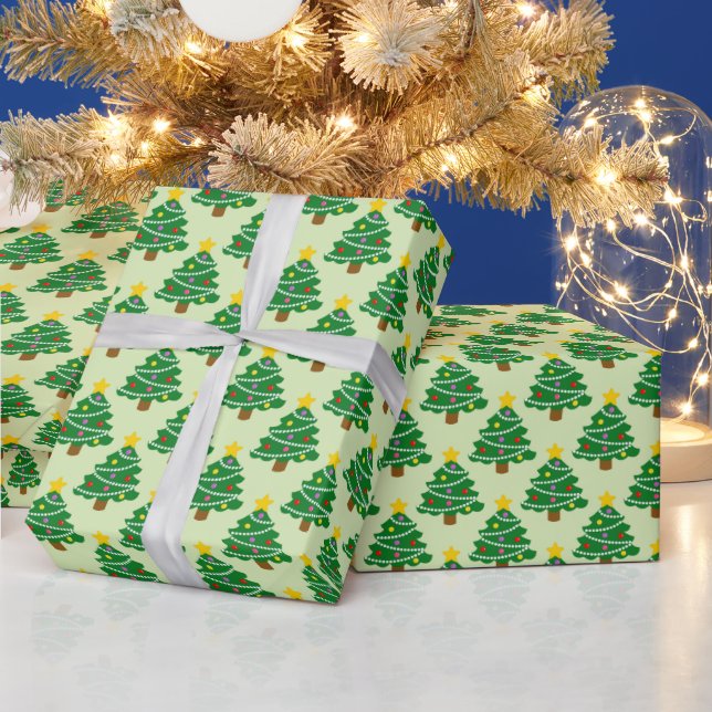 Tree Christmas Wrapping Paper (Holidays)
