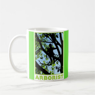 Tree Climber Silhouette: Arborist Coffee Mug
