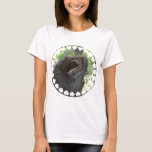 Tree Climbing Sloth Ladies Fitted T-Shirt