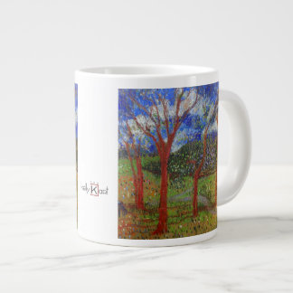 Tree colorful giant coffee mug