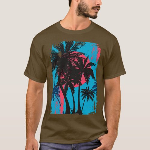 Tree Colours Background T_Shirt