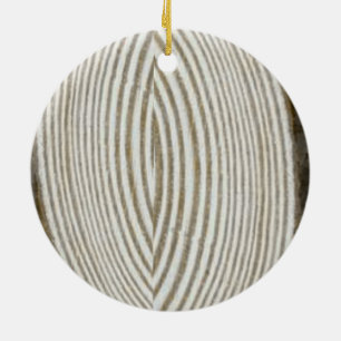 Tree column lines Wedding Invitation Light Blue, Ceramic Ornament