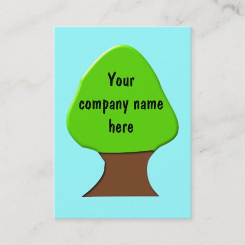 Tree Customizable Business Card