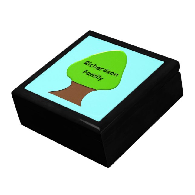Tree Customizable Genealogy Gift Box (Side)
