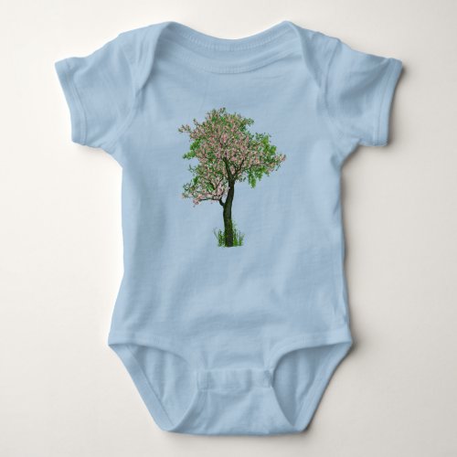 tree deciduous tree blossom baby bodysuit