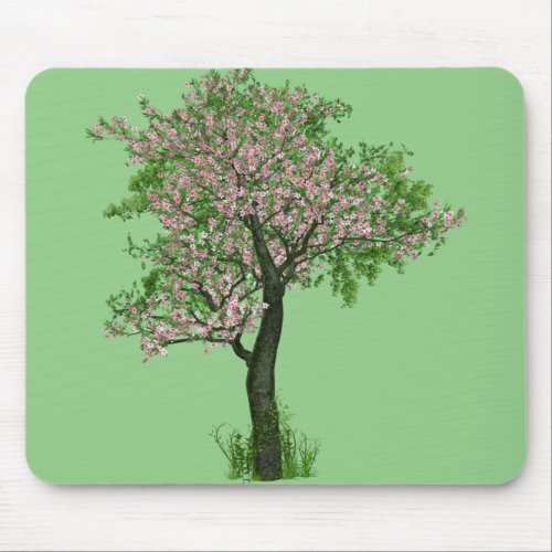 tree_deciduous_tree_blossom mouse pad