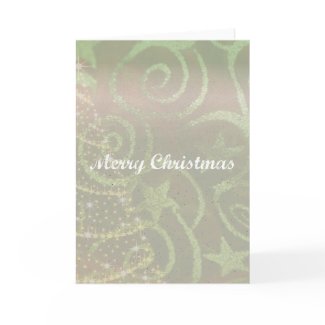 Tree Design Christmas Card card