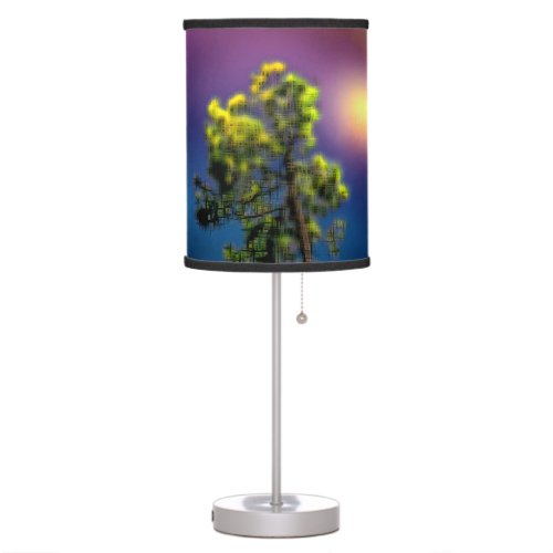 Tree digital effect of style impression table lamp