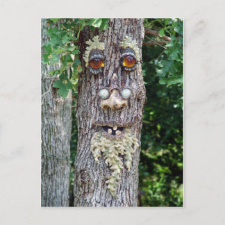 Tree Face Postcard