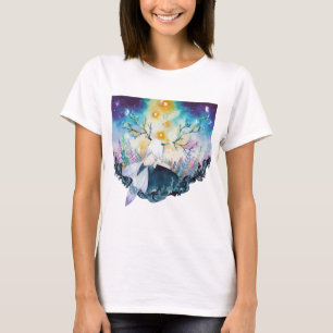 Tree Fairy Digital Art T-Shirt