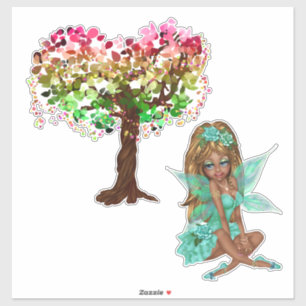 Tree Fairy Sticker