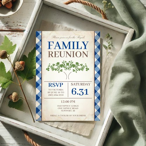 Tree Family Reunion Invitation