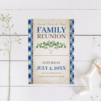 Tree Family Reunion Save The Date Invitation by VGInvites at Zazzle