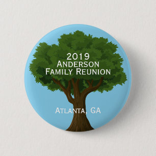 Tree Family Reunion Souvenir Button