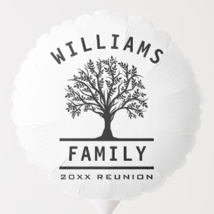Tree Family Reunion Summer Vacation Road Trip Balloon
