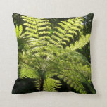 Tree Fern in the Rainforest Throw Pillow