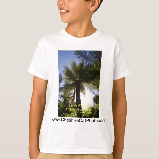 Tree Ferns Golden Gate Park California Products T-Shirt