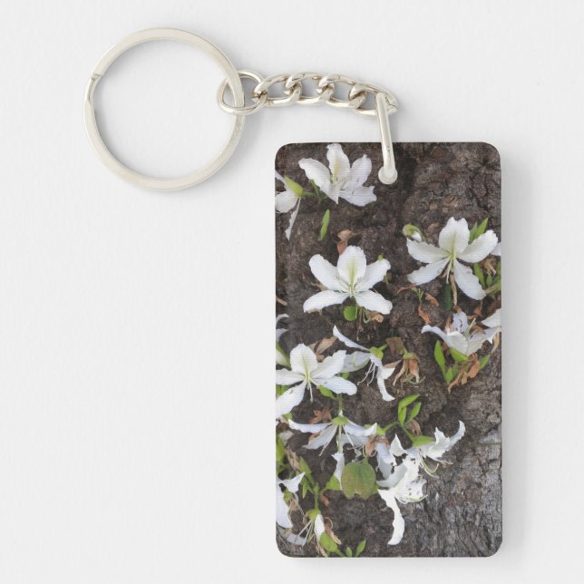 Tree flowers keychain (Front)