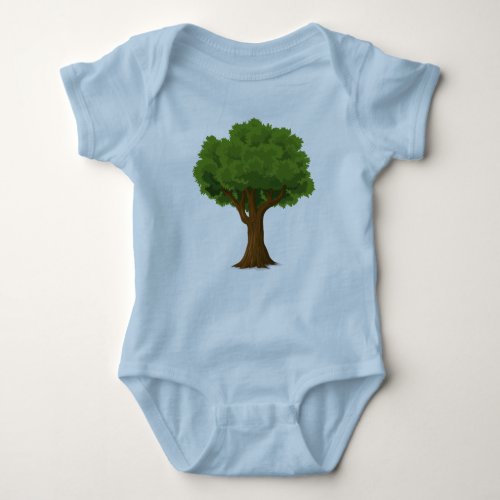 tree forest trunk nature leaves baby bodysuit