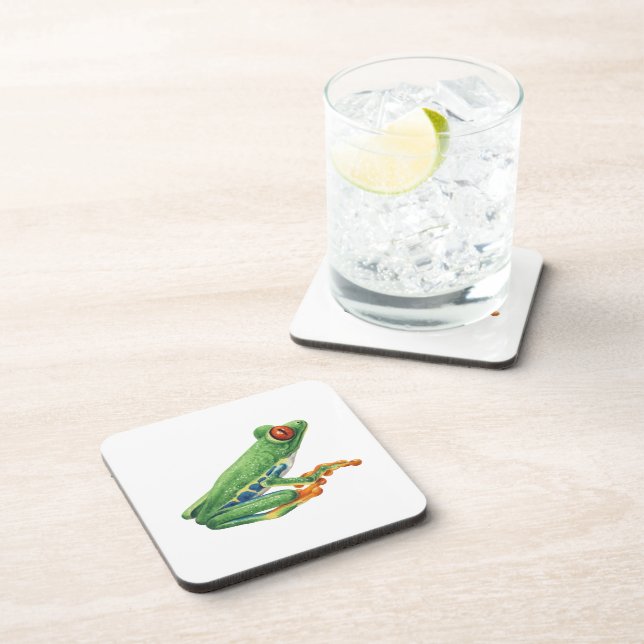 Tree frog beverage coaster (Right Side)