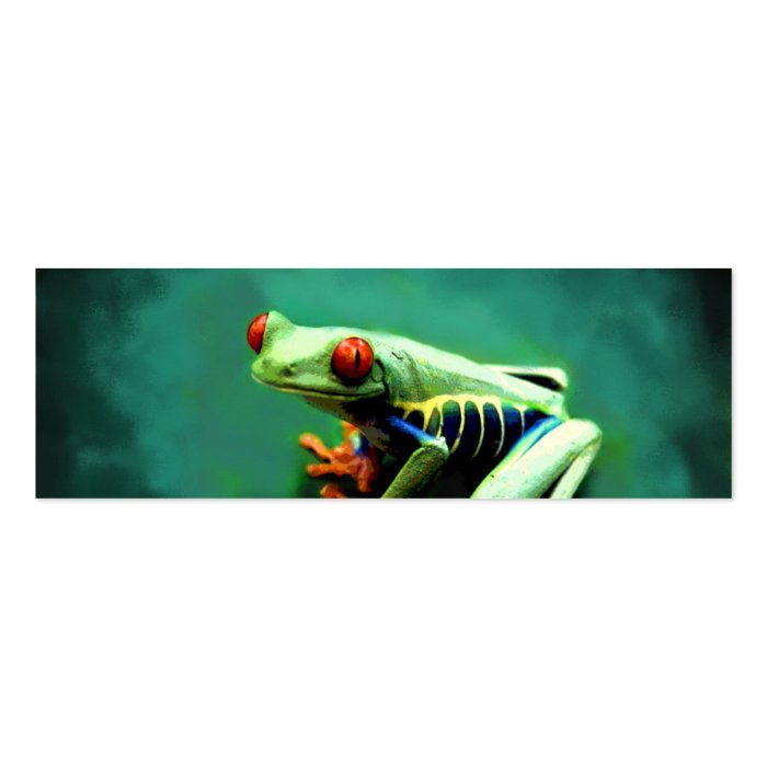 Tree Frog Bookmark Cards Business Card Templates