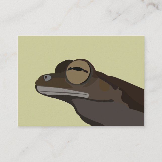 Tree Frog  Business Card (Front)