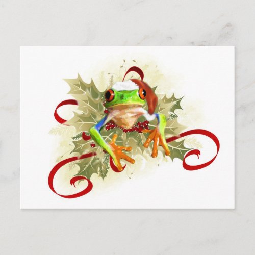 Tree Frog Christmas Postcards