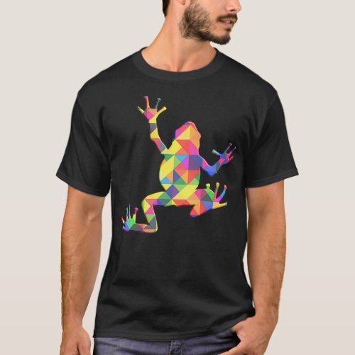Tree Frog Colorful T_Shirt