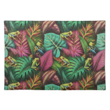 Tree Frog Dreams Seamless Surface Pattern