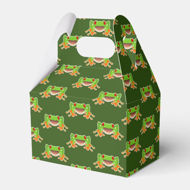 Tree Frog Favor Boxes (Front Side)