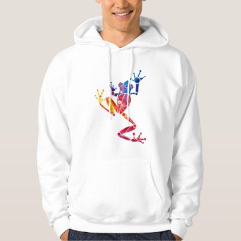 Tree Frog Hoodie by Whimzicals at Zazzle