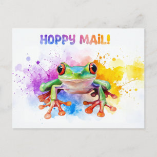 Tree Frog Hoppy Mail! 2 - Postcard