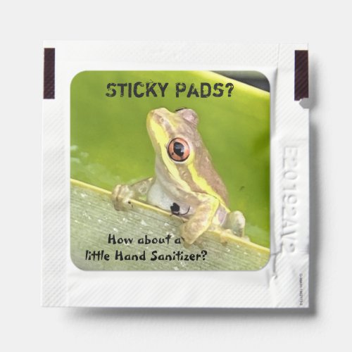 Tree Frog _ Humorous Hand Sanitizer Packets