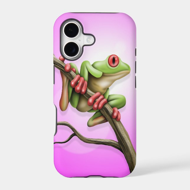 Tree Frog Iphone Case (Back)
