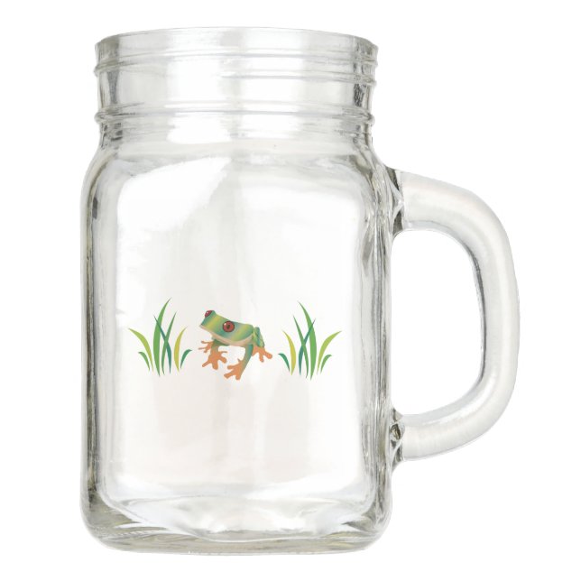 Tree Frog Mason Jar (Front)
