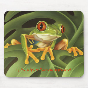 Tree Frog Mouse Pad