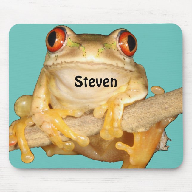 Tree Frog Mouse Pad (Front)